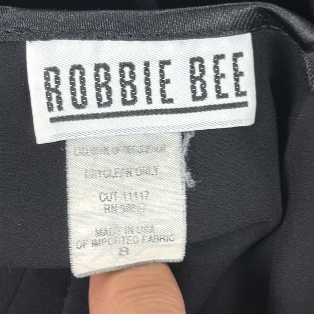 Robbie Bee Black Asymmetrical Dress - Picture 5 of 5